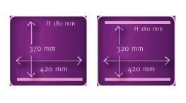 dimensions vacuum packer single chamber table top VA420J