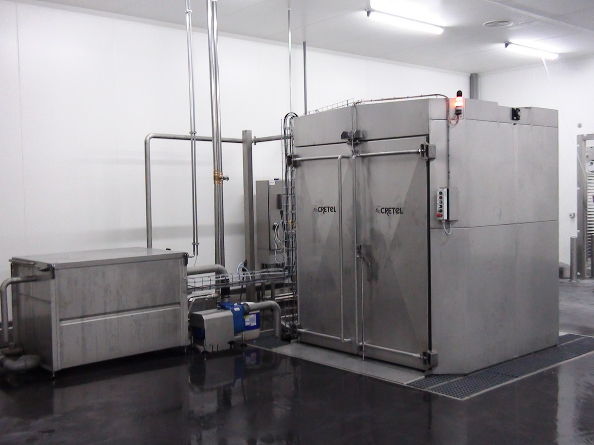 Rack and trolley washer salmon